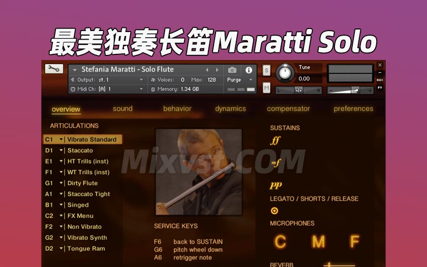 最美独奏长笛Fluffy Audio – Stefania Maratti Solo Flute (KONTAKT)