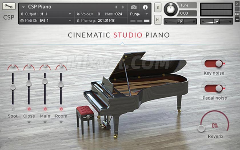 电影工作室yamaha C7钢琴音色CSP Cinematic Studio Piano KONTAKT音源