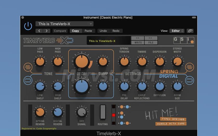 弹簧混响Genuine Soundware TimeVerb-X v1.0.1 Incl Keygen-R2R