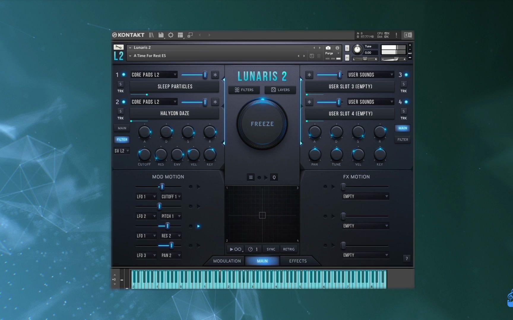 影视配乐氛围铺底PAD康泰克音源Luftrum – Lunaris 2 v2.1 (KONTAKT)