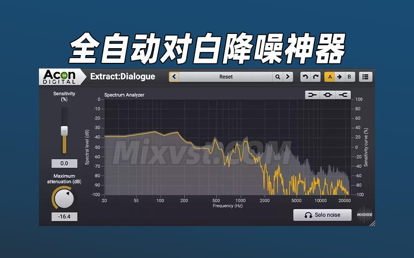 全自动对白降噪神器Acon Digital Extract Dialogue v1.5.0 R2R-WIN