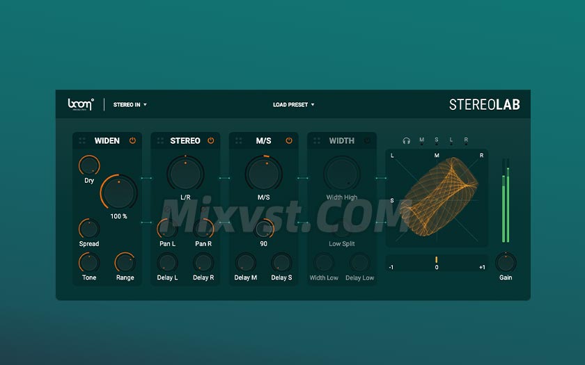 全面且灵活的立体声插件Boom Library StereoLab v1.0.0-R2R