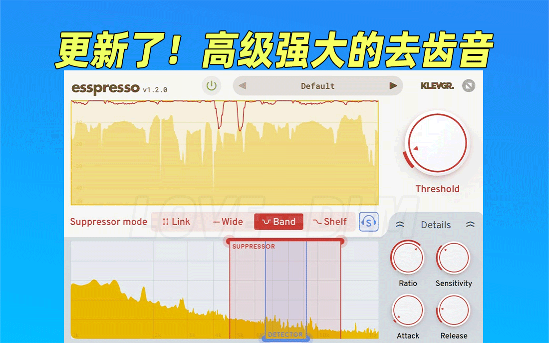 好看强大的去齿音插件Klevgrand Esspresso 1.2.0 WIN