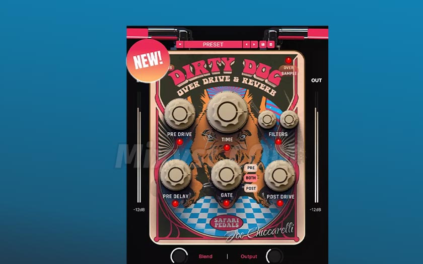 失真/过载混响Safari Pedals Dirty Dog Reverb Win v1.2.31-TCD