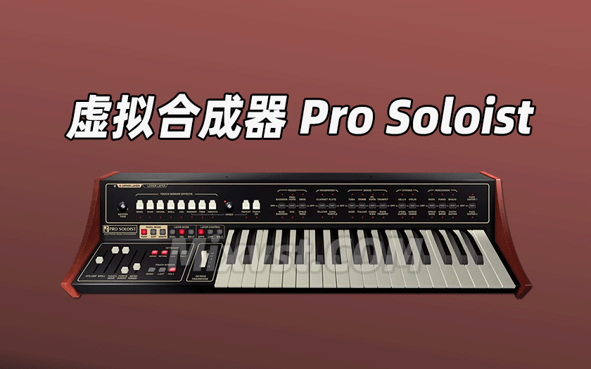 源于ARP Pro Soloist的虚拟合成器Cherry Audio Pro Soloist 1.0.4.92 – Audio plugins