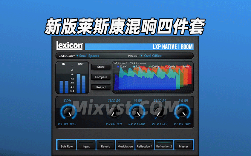 新版莱斯康混响四件套Lexicon LXP Native Reverb v1.3.13.8007 WiN R2R