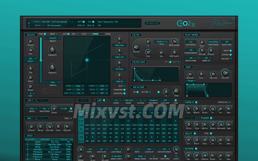 合成器Rob Papen Go2-X v1.0.0 [WiN] [20 Nov 2023]-R2R