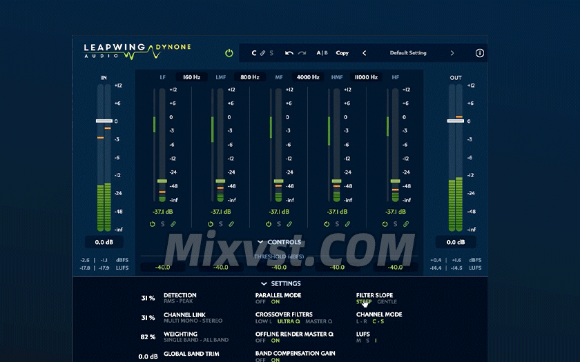 智能多频段动态压缩器Leapwing Audio DynOne v3.12.7 WIN