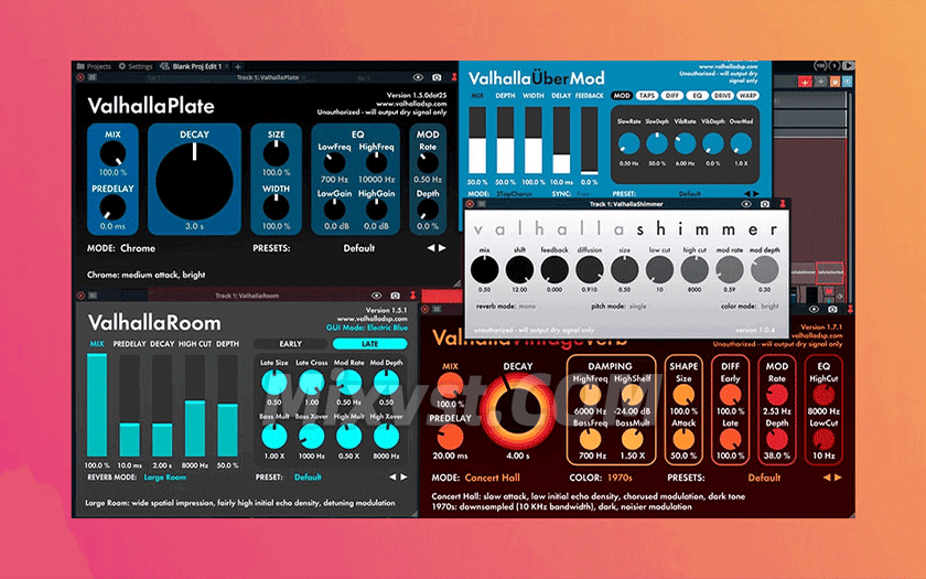 2025.5瓦哈拉最新版全套效果器ValhallaDSP bundle 2025.5 CE-V.R Win