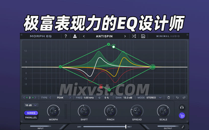 极富表现力的EQ设计师Minimal Audio Morph EQ v1.1.3r3 U2B macOS