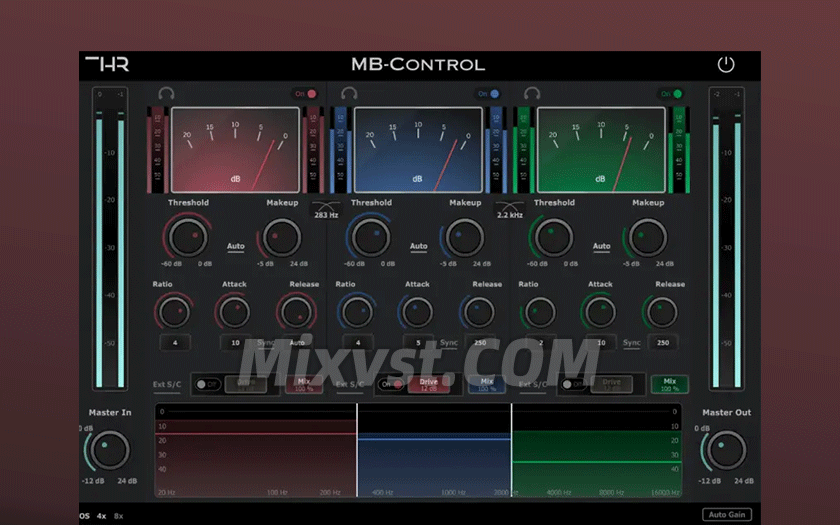 零延迟专业级多段压缩器THR MB-Control v1.0.0 WiN-MOCHA