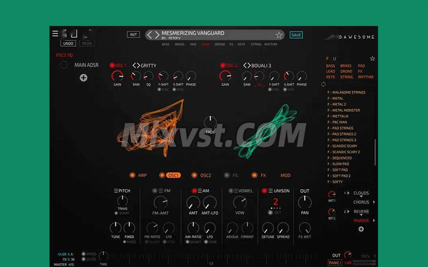 新一代FM合成器Dawesome Kult v1.18-TCD模型更复杂,操作更直观