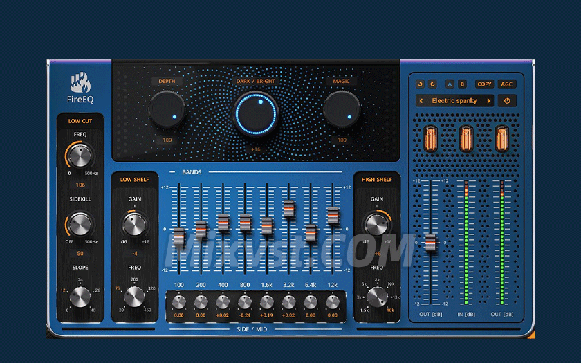 多功能双声道烈火均衡效果器FireSonic FireEQ v1.0-TCD WIN