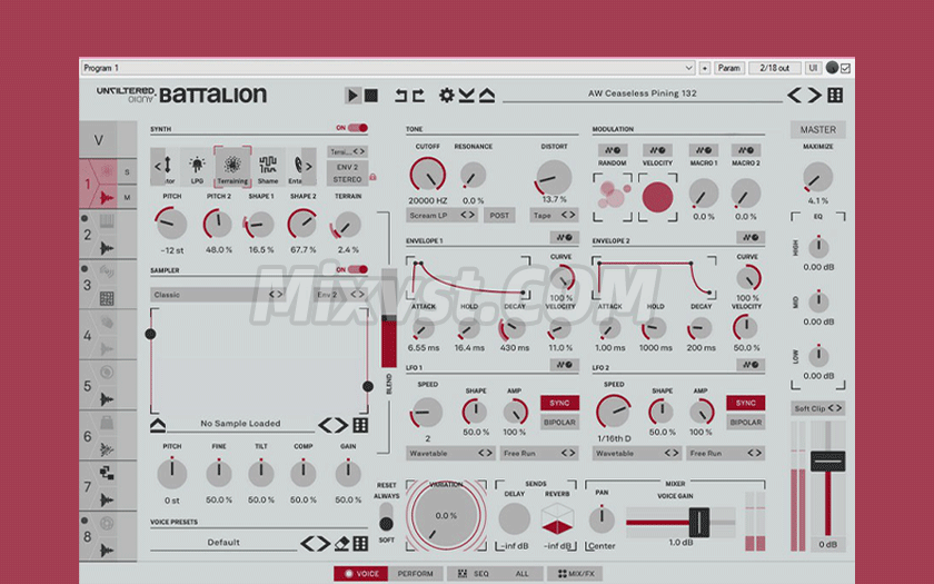 插件联盟高效合成/采样鼓机插件Plugin Alliance Unfiltered Audio Battalion v1.0.3 Incl Patched and Keygen-R2R WIN