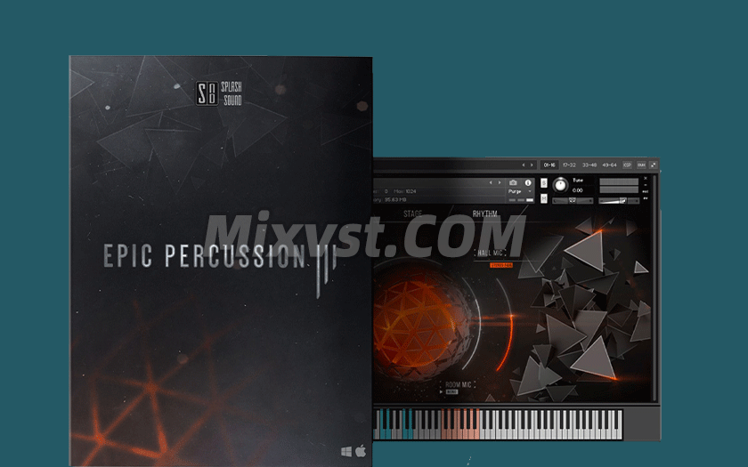 史诗打击乐康泰克音源Splash Sound – EPIC PERCUSSION 3 repack KONTAKT