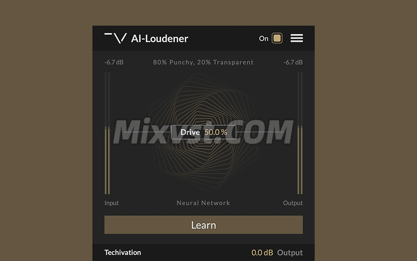 AI人工智能响度效果器插件Techivation AI-Loudener v1.0.2 WiN-BUBBiX