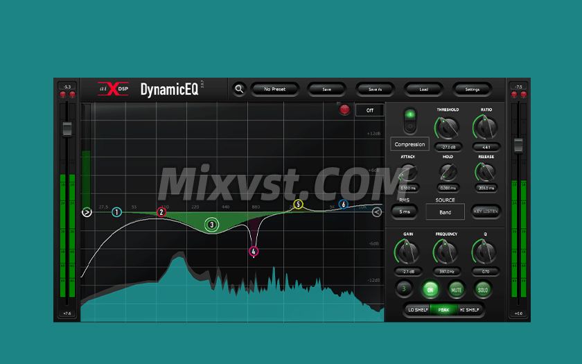 动态均衡器aiXdsp Dynamic EQ v2.0.9.0 WiN-BUBBiX&R2R