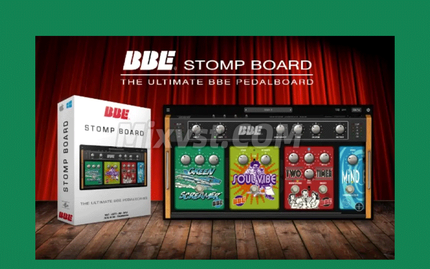 BBE吉他放大器BBE Sound Stomp Board v1.7.1 WIN吉他放大器插件