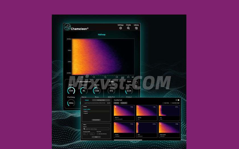 AI智能变色龙复制别人混响效果器Accentize Chameleon v2.1.5+Accentize – Chameleon Surround v1.1.3-R2R AI混响抓取插件