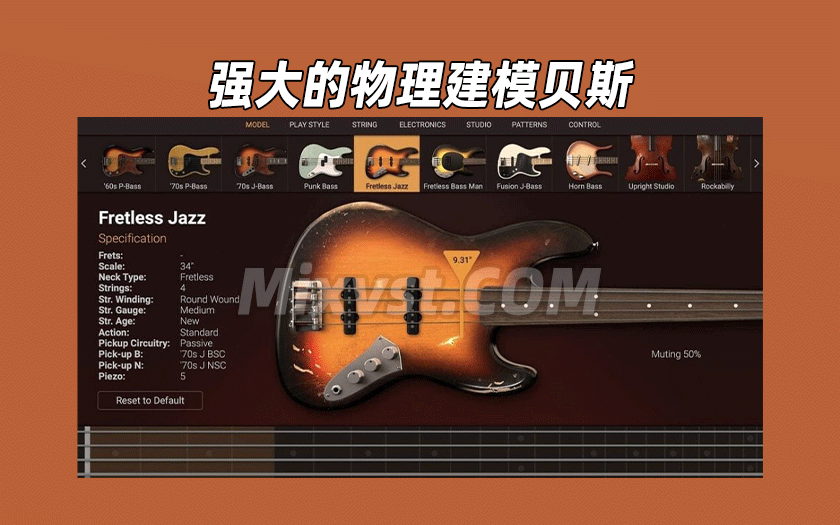 物理建模贝斯IK Multimedia MODO BASS 2 v2.0.4 WIN