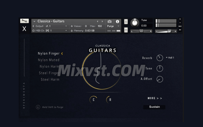 经典尼龙和原声吉他康泰克音源XPERIMENTA – Classica Guitars Kontakt