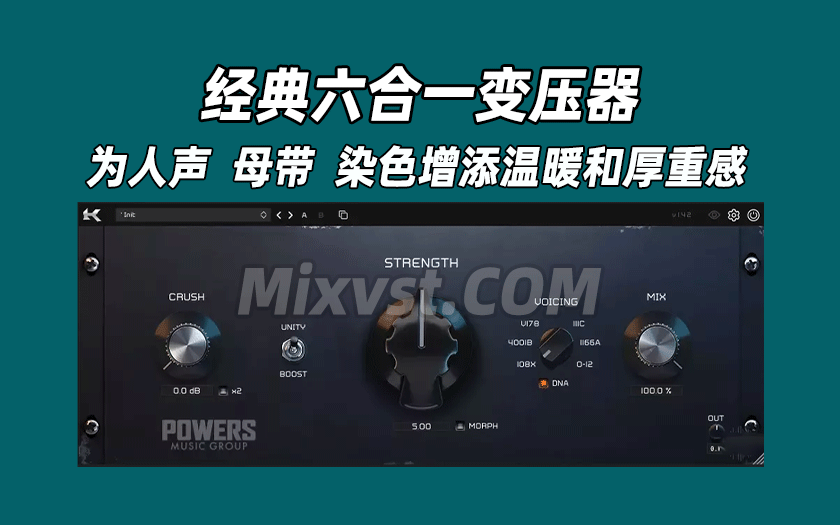 NAMM TEC奖提名 六合一变压器模拟Kazrog True Iron 1.4.2 WIN