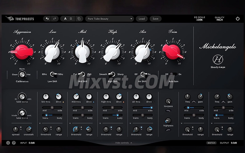 数字化电子管音染均衡插件Tone Projects – Michelangelo v1.0.4 SEnki WIN
