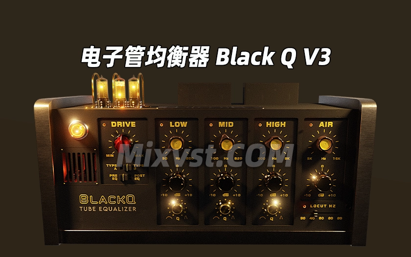 电子管均衡器插件 – 细腻甜美的均衡Tone Empire Black Q v3 1.5.0 Incl MAC-MORiA