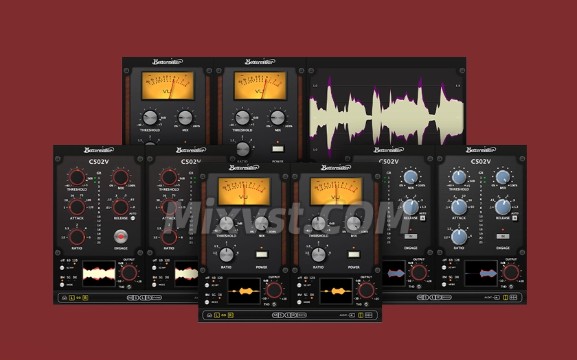 插件联盟行业标准的压缩器三合一仿真Plugin Alliance – Bettermaker C502V v1.0.0 WIN R2R