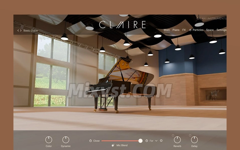 NI全新意大利音乐会三角钢琴康泰克音源Native Instruments – Claire 1.1.0 KONTAKT