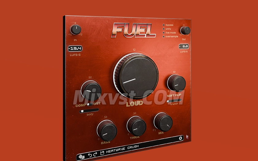 极限响度 音染饱和 失真 响度激励插件Musik Hack FUEL v1.0.11 REPACK-MOCHA WIN