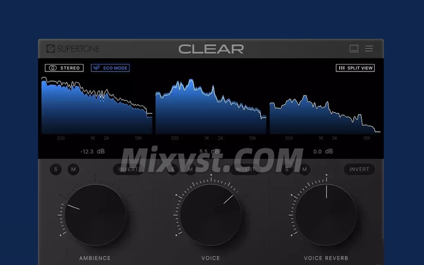 音频界橡皮擦一键去混响去杂音降噪Supertone Clear v1.1.1 U2B macOS-GUISEPPE人工智能