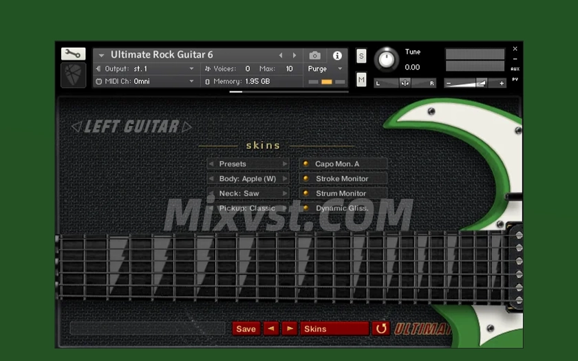 全新六弦摇滚电吉他康泰克音源Six String Audio – Ultimate Rock Guitar KONTAKT