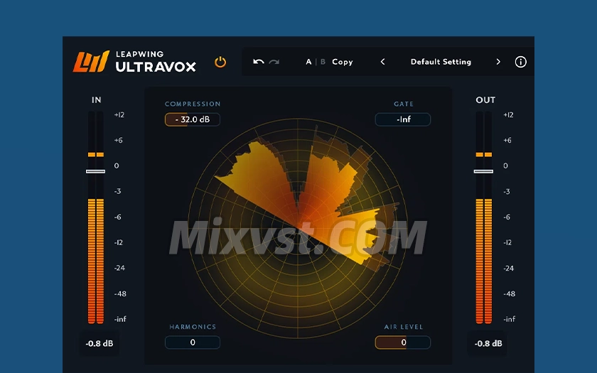 人声专用方便快捷的一体化人声混音利器Leapwing Audio UltraVox v1.2.5 WIN