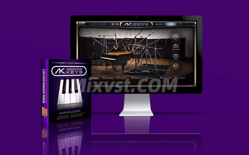 ADD最好的钢琴音源之一XLN Audio Addictive Keys Complete Collection 1.7.3 macOS [HCiSO]最新MAC版本