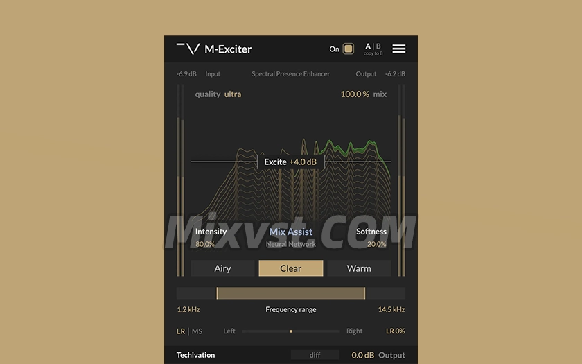 专业的音频谐波增强器插件Techivation – M-Exciter v1.0.0 BUBBiX WIN