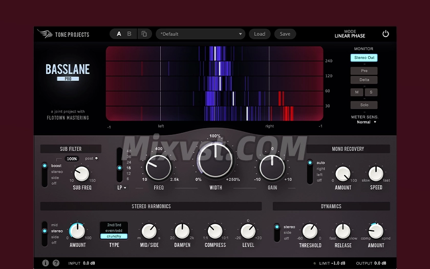 完整的低频整合母带级工具Tone Projects – Basslane Pro v1.0.7 WIN