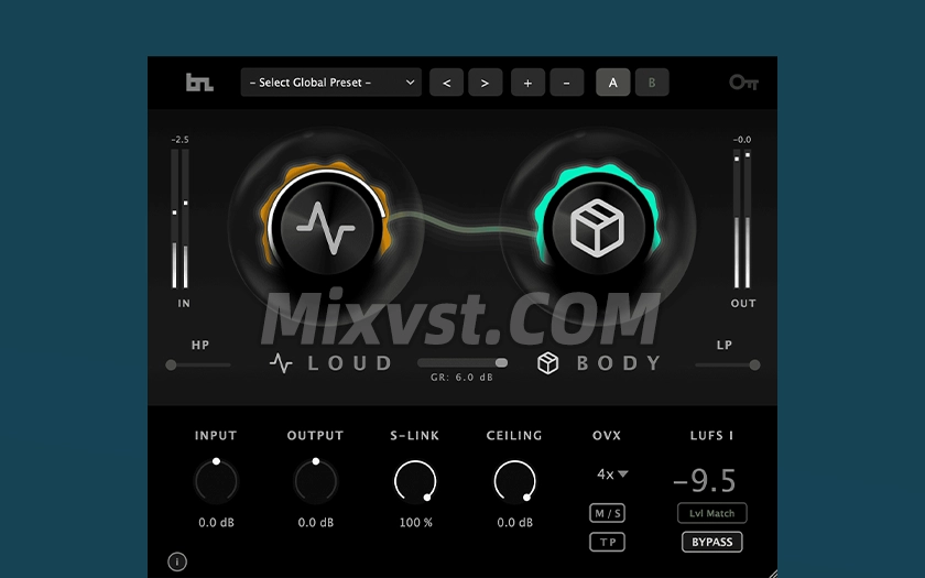 专业级主控限幅器插件效果器BeatSkillz – LoudBody v1.0.7 WiN-MOCHA