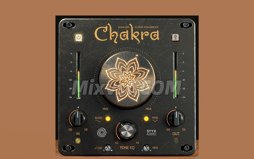 专业级的模拟风格音频增强 融合饱和器与母带级均衡器功能插件效果器Styx Audio Chakra 1.1.9 WIN