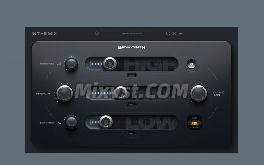 精准立体声扩展音频插件效果器In The Mix – Bandwidth v.1.0.0 WIN